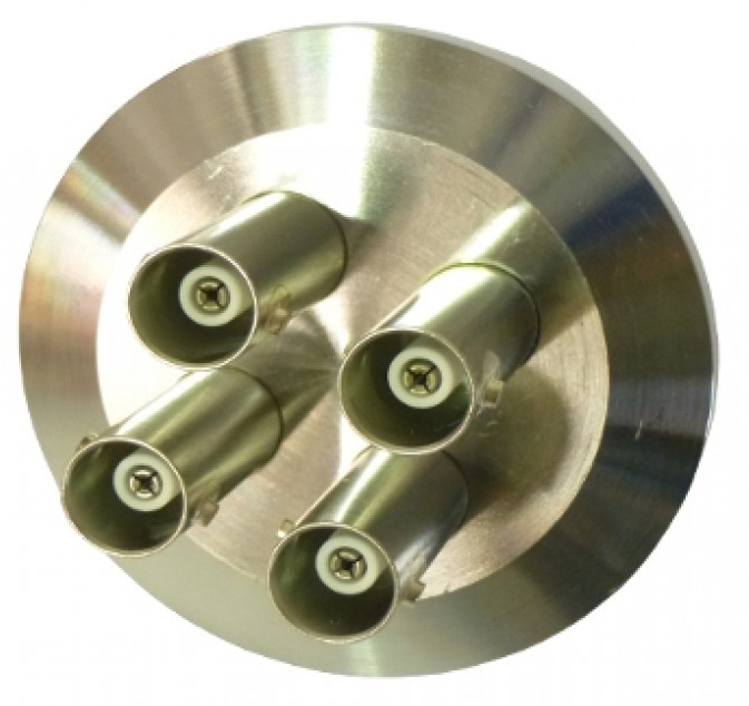 Allectra同軸型真空饋通-242-BNC50-K40-4